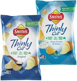 IGA Smith’s Thinly Cut Chips 175g Selected Varieties offer