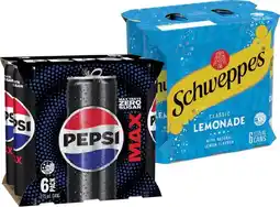 IGA Pepsi, Solo or Schweppes 6x275mL Selected Varieties offer