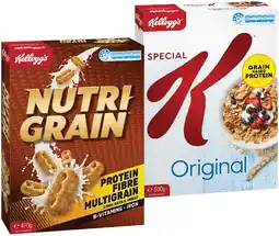 IGA Kellogg’s Cereal Nutri‑Grain 470g, Special K Original or Coco Pop Chex 500g offer