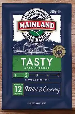 IGA Mainland Cheese Block 200‑250g Selected Varieties offer