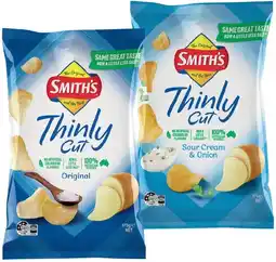 IGA Smith’s Thinly Cut Chips 175g Selected Varieties offer