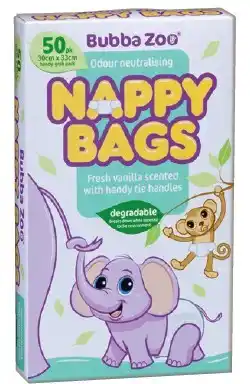 IGA Bubba Zoo Nappy Bags 50 Pack offer