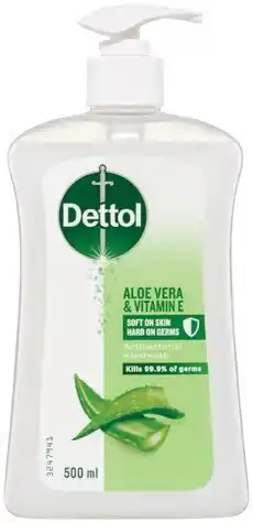 IGA Dettol Antibacterial Handwash 500mL Selected Varieties offer