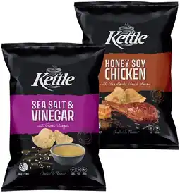 IGA Kettle Potato Chips 135‑165g Selected Varieties offer