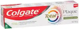 IGA Colgate Total Plaque Release Toothpaste 95g Selected Varieties offer
