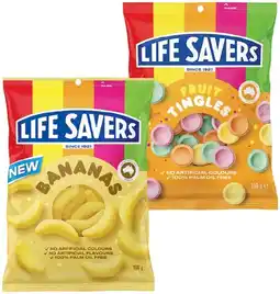 IGA Life Savers Share Pack 150‑200g Selected Varieties offer