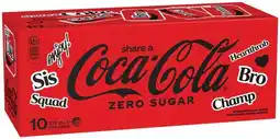 IGA Coca‑Cola 10x375mL Selected Varieties offer