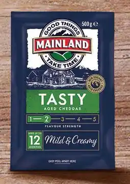 IGA Mainland Cheese Block 200‑250g Selected Varieties offer