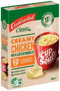 IGA Continental Cup A Soup 2 Pack Selected Varieties offer