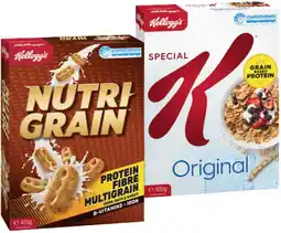 IGA Kellogg’s Cereal Nutri‑Grain 470g, Special K Original or Coco Pops Chex 500g offer