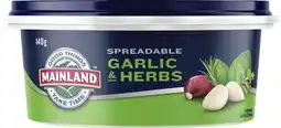 IGA Mainland Spreadable 140g Selected Varieties offer