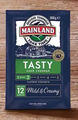 IGA Mainland Cheese Block 200‑250g Selected Varieties offer