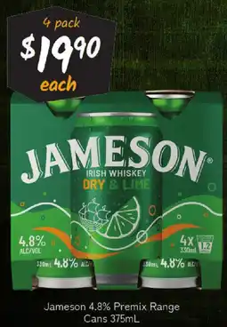 Cellarbrations Jameson irish whiskey offer