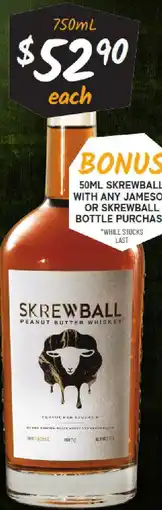 Cellarbrations PEANUT BUTTER WHISKEY offer