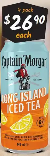 Cellarbrations Captain Morgan offer