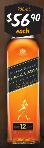 Cellarbrations Johnnie walker. black label offer
