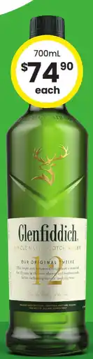 The Bottle O Glenfiddich offer