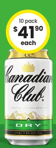 The Bottle O Canadia Club offer