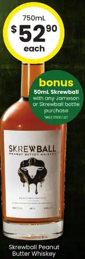 The Bottle O Skrewball offer