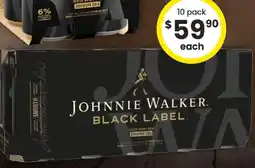 The Bottle O Johnnie walker offer