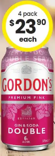 The Bottle O Gordon's offer