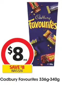 Coles Cadbury Favourites offer