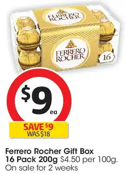Coles Ferrero Rocher Gift Box 16 Pack offer