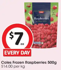 Coles Coles Frozen Raspberries offer