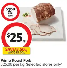 Coles Primo Roast Pork offer