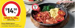 Coles Primo Middle Bacon offer