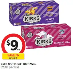 Coles Kirks Soft Drink offer