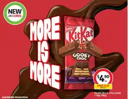 Coles Nestlé Block Chocolate offer