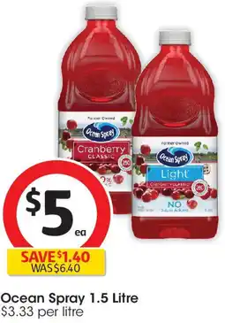 Coles Ocean Spray offer