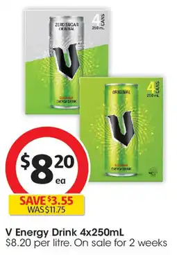 Coles V Energy Drink offer