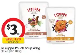 Coles La Zuppa Pouch Soup offer