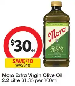 Coles Moro Extra Virgin Olive Oil offer
