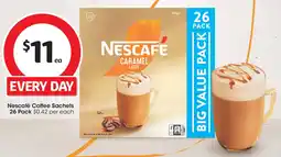 Coles Nescafé Coffee Sachets 26 Pack offer