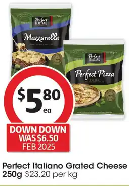 Coles Perfect Italiano Grated Cheese offer