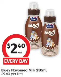 Coles Bluey Flavoured Milk offer