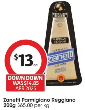 Coles Zanetti Parmigiano Reggiano offer