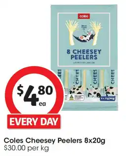 Coles Coles Cheesey Peelers offer