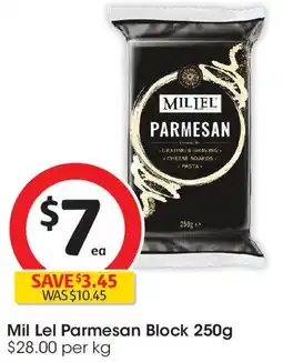 Coles Mil Lel Parmesan Block offer