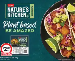 Coles Nature's Kitchen Tofu offer