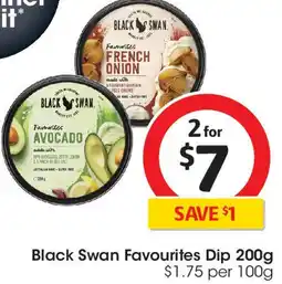 Coles Black Swan Favourites Dip offer
