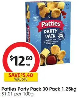Coles Patties Party Pack 30 Pack offer