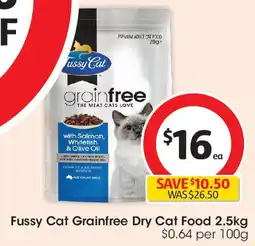 Coles Fussy Cat Grainfree Dry Cat Food offer