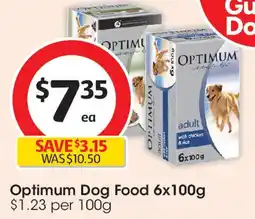 Coles Optimum Dog Food offer