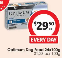 Coles Optimum Dog Food offer