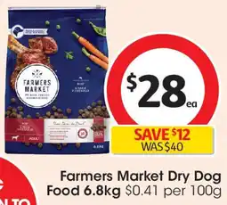 Coles Farmers Market Dry Dog Food offer