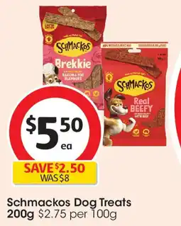 Coles Schmackos Dog Treats offer